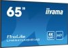 IIYAMA Monitor 65 cali LH6541UHS-B1AG VA,4K,24/7,LAN,USB,HDMI,500cd/m2,     Haze(25%),2x10W,Pion/Poziom